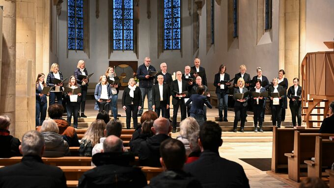 Der Chor der Bezirksregierung Münster hat den Gedenkgottesdienst musikalisch begleitet.