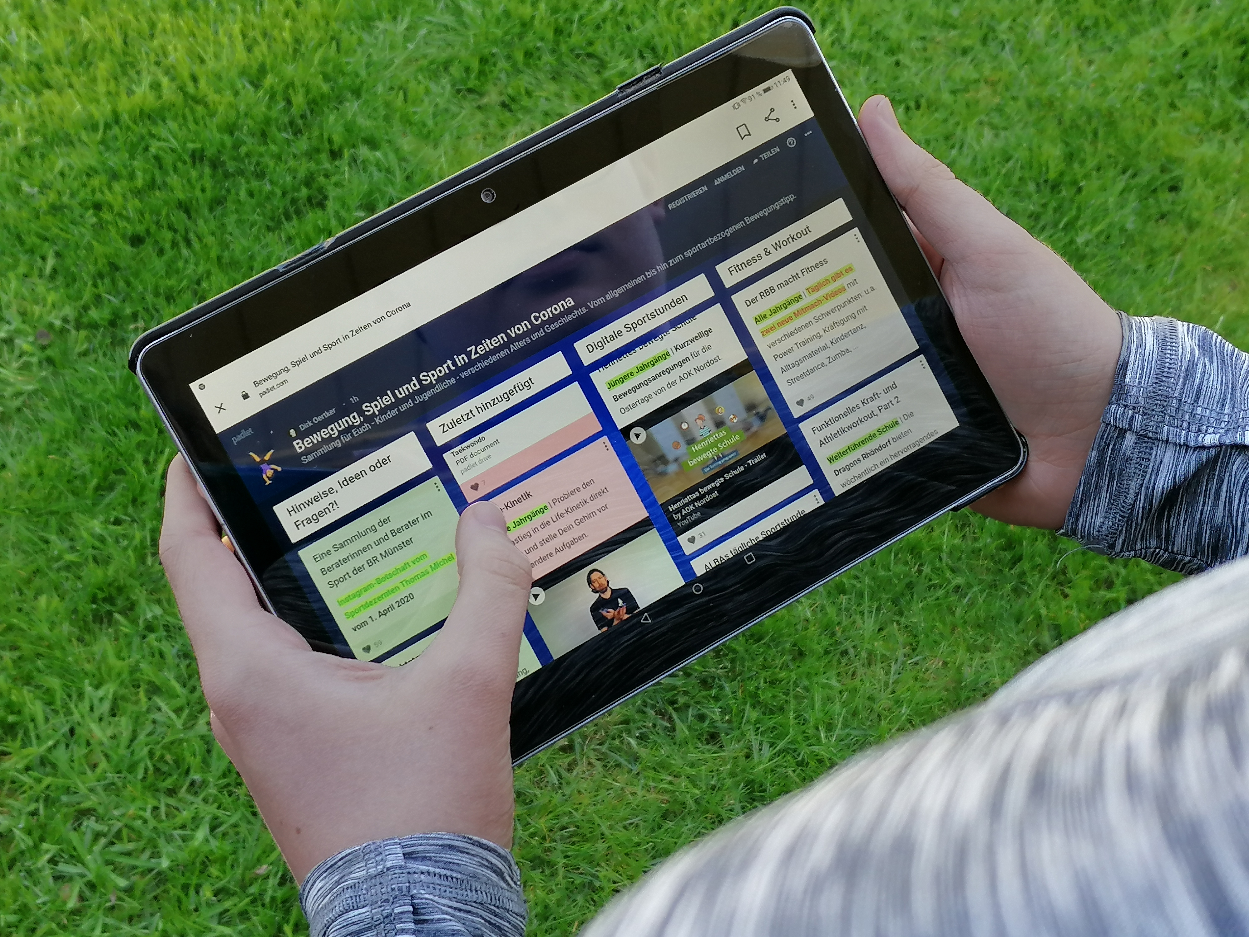 Digitale Angebote für den Schulsport