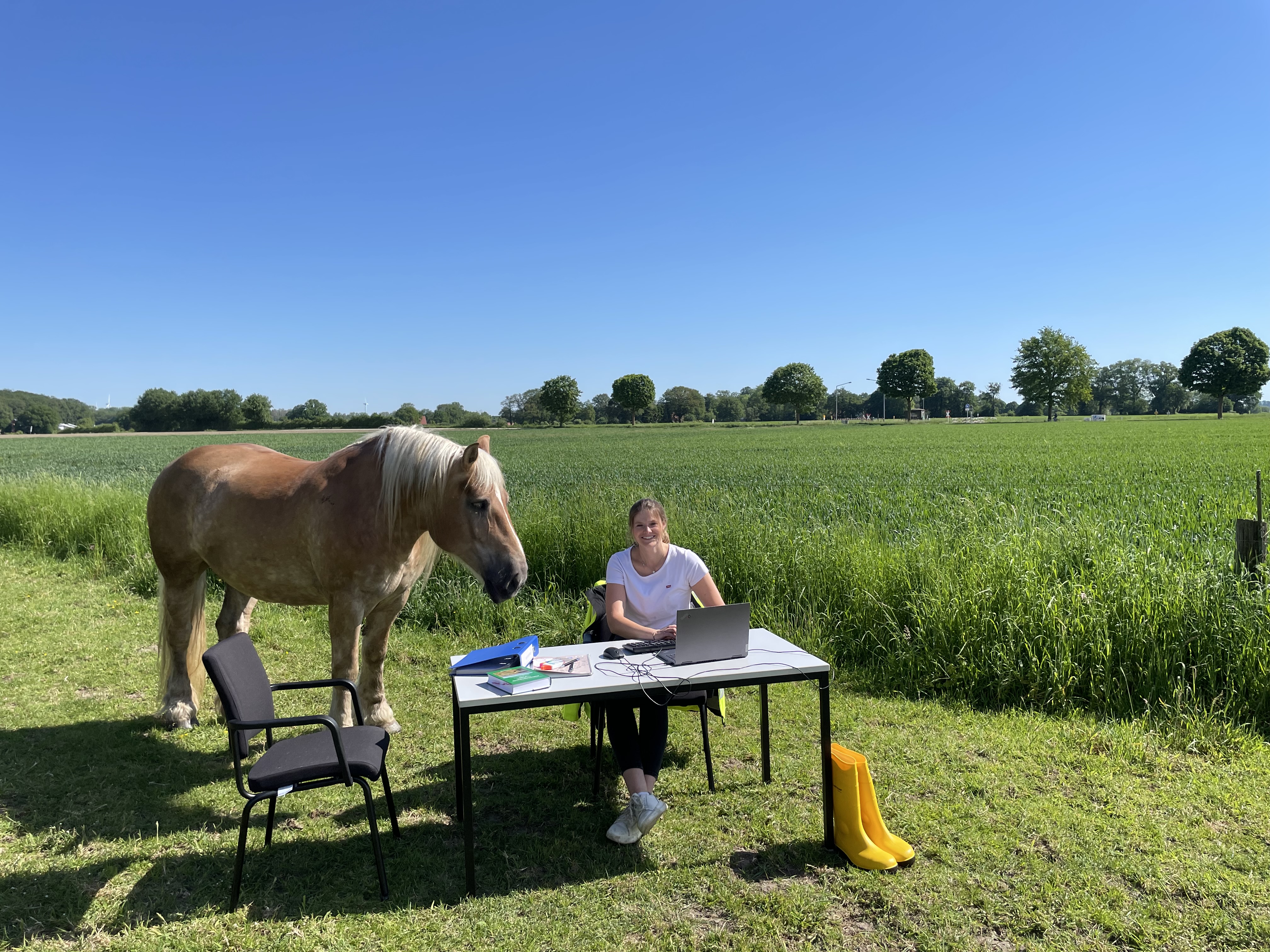 Auszubildende im Außendienst