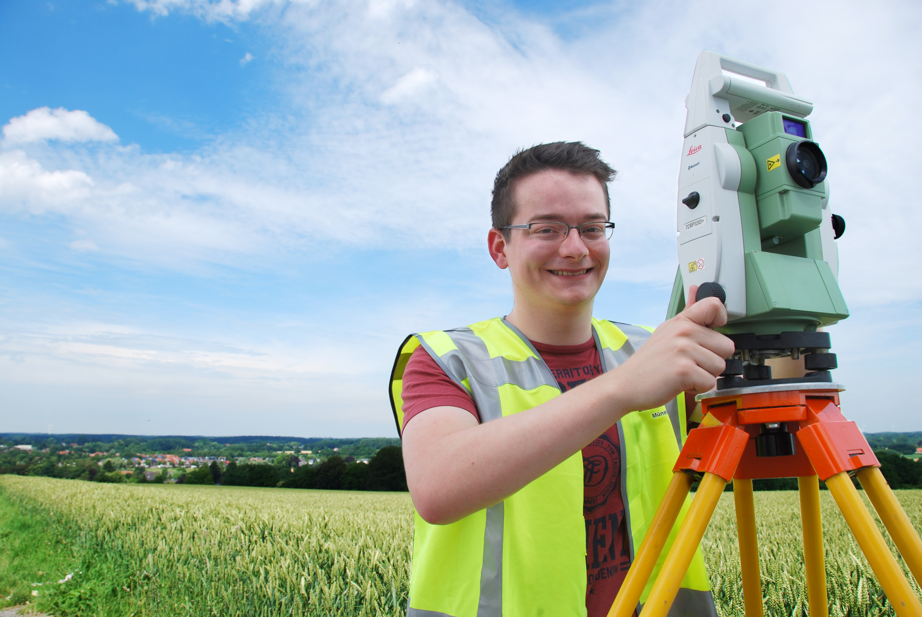 Auszubildender im Außendienst