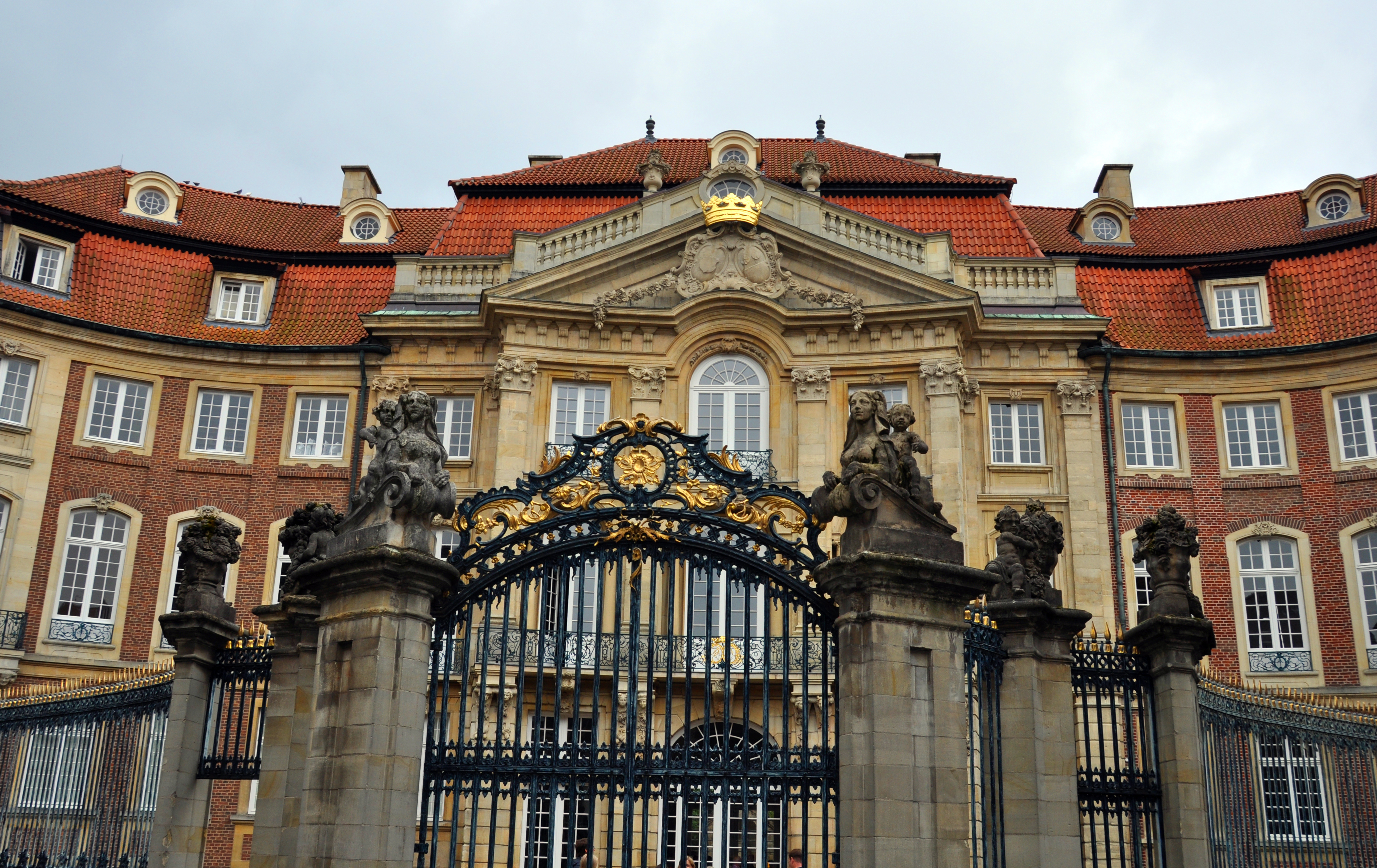 Ansicht des Baudenkmals Erbdrostenhof in der Stadt Münster
