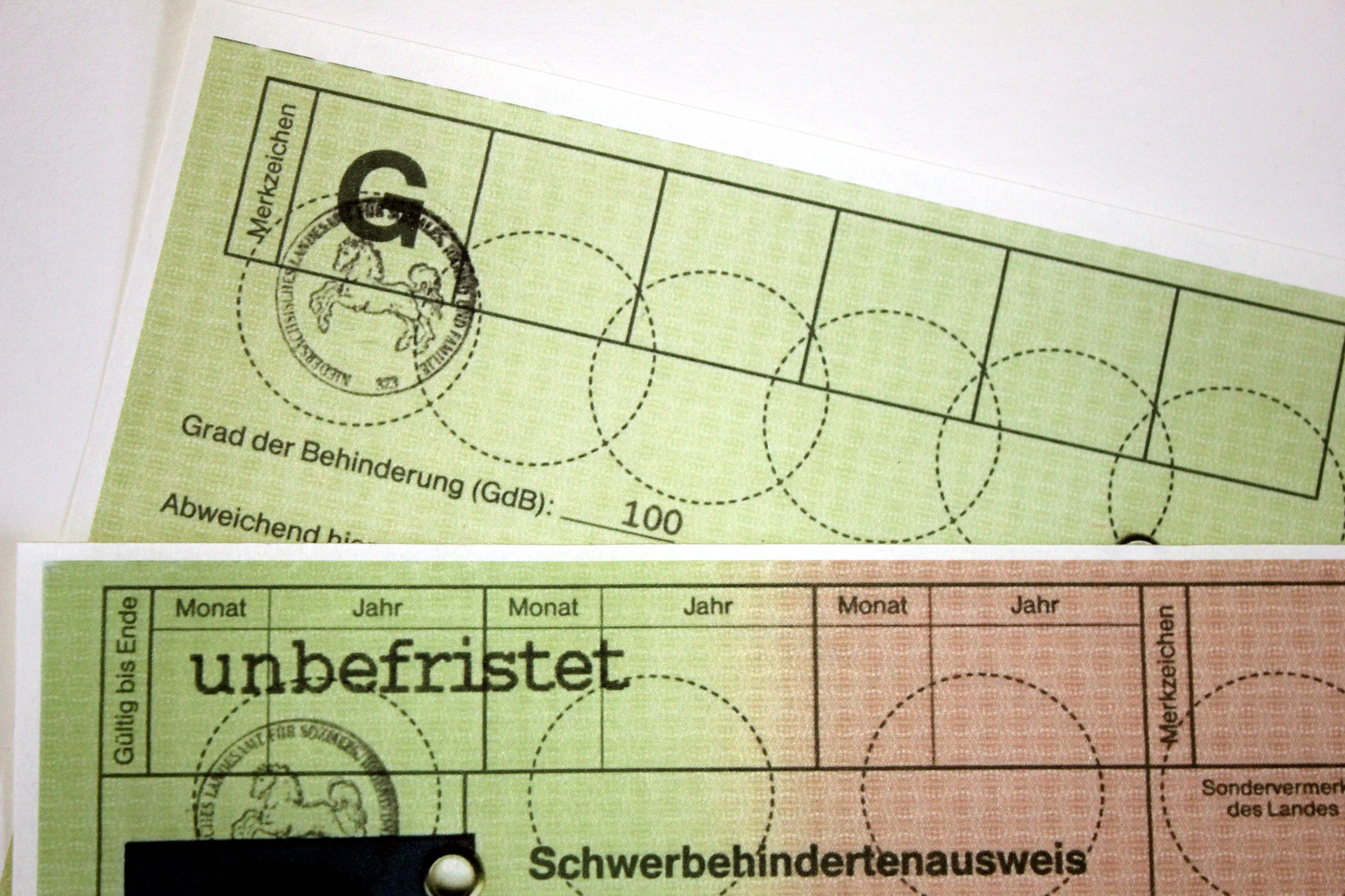 Schwerbehindertenausweis unbefristet