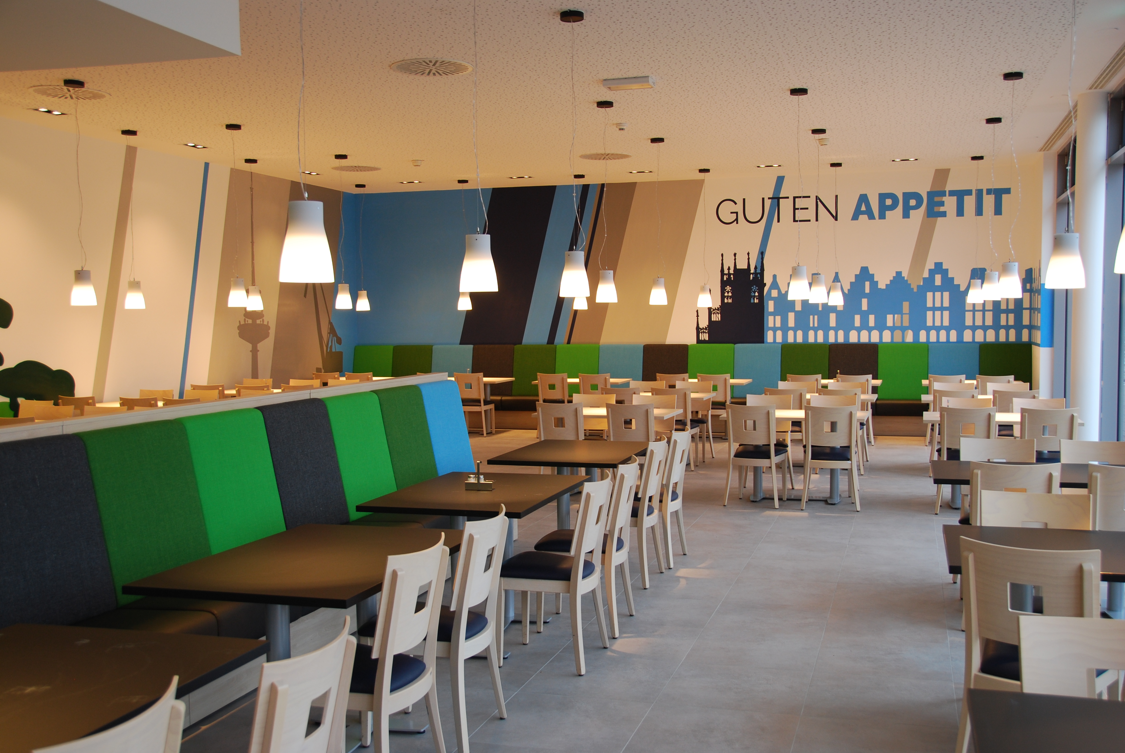 Blick in den Sitzbereich