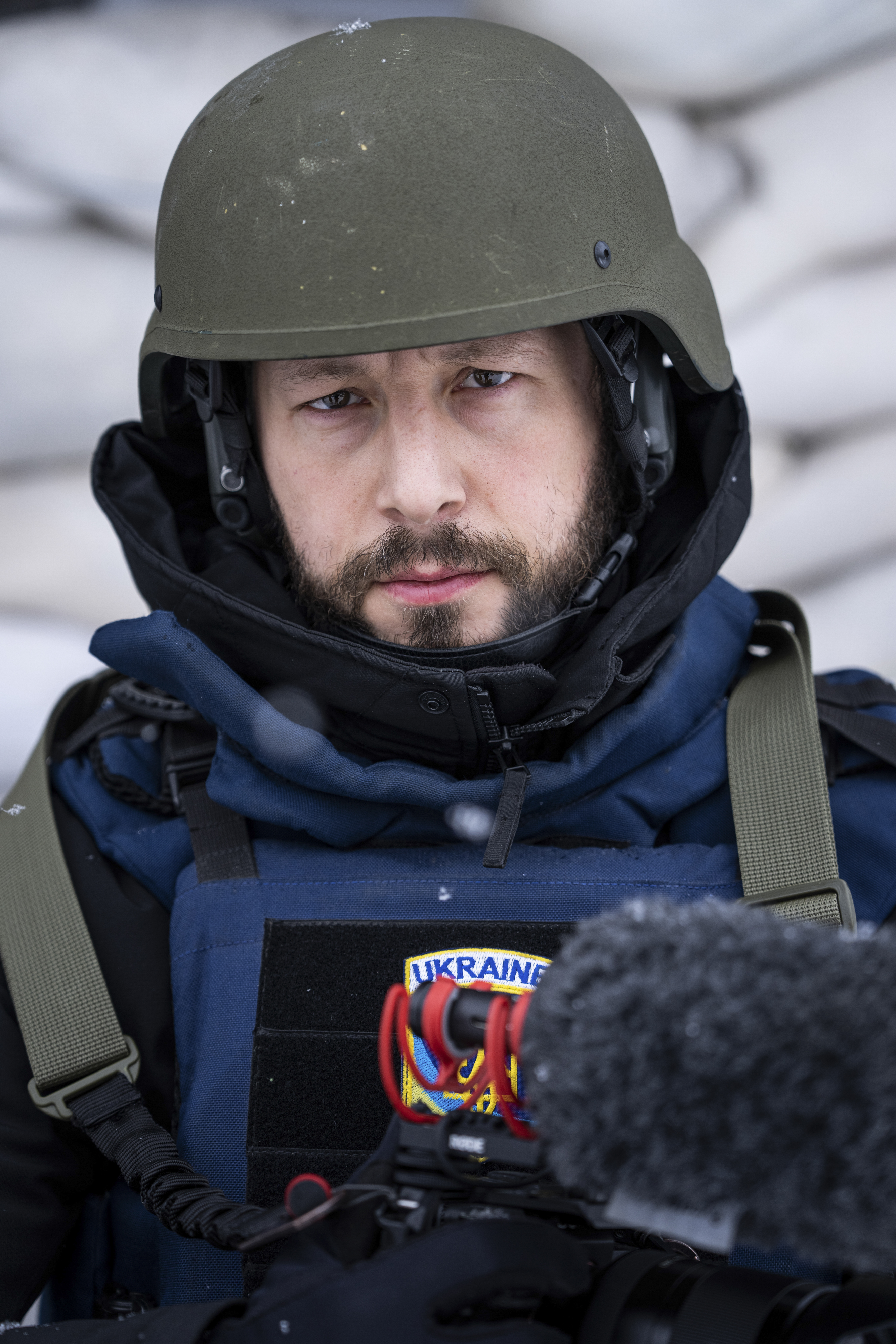 Das Bild zeigt den ukrainischen Filmemacher und Fotografen Mstyslav Chernov