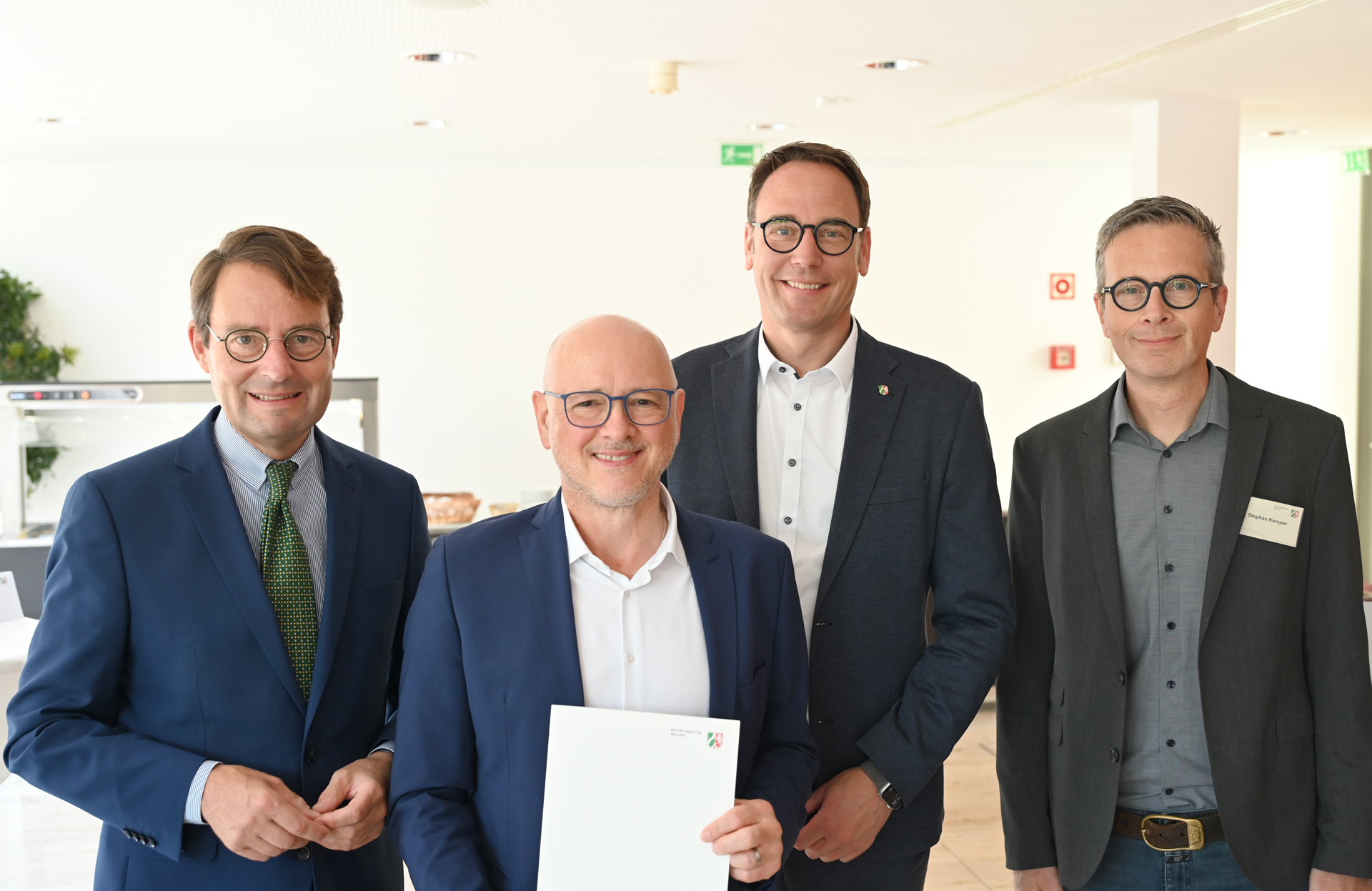 Förderbescheidübergabe an die Stadt Beckum