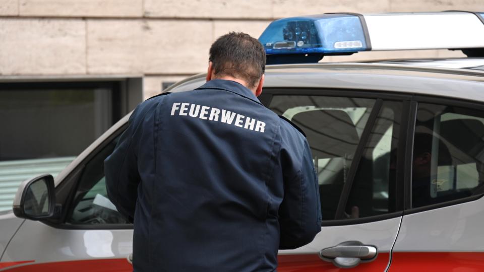 Feuerwehreinsatzkräfte der Bezirksregierung Münster