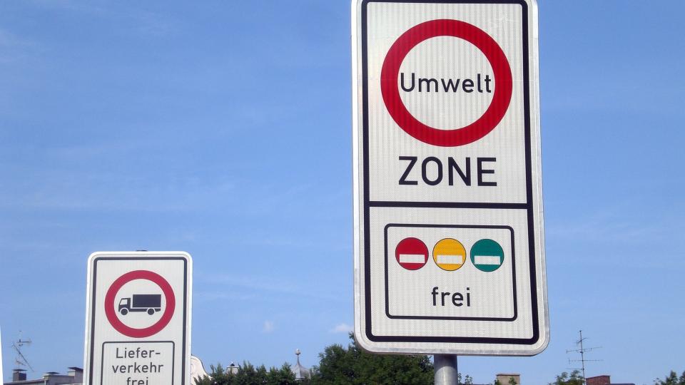 Beschilderung einer Umweltzone