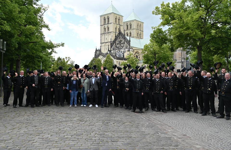 Gruppenfoto der Schornsteinfeger