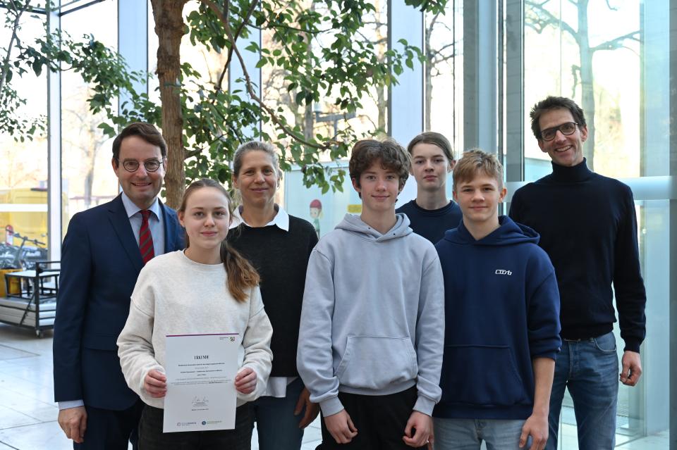 Das Team des Schiller-Gymnasiums Münster 