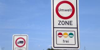 Beschilderung einer Umweltzone