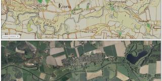 historische Entwicklung der Ems aus der Zeit der preußischen Uraufnahme bis heute. 