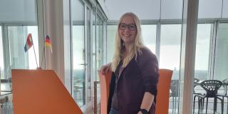 Lena Uhlig während ihres Praxisabschnittes in der Provinz Gelderland.