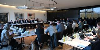 . Der neue Regionalrat Münster kam heute (9. Februar) im Marga-Spiegel-Haus der Bezirksregierung Münster zu seiner konstituierenden Sitzung zusammen